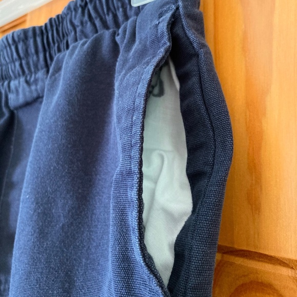 Boys size 10-12 Faded Glory navy pants with elastic waist - Picture 5 of 8